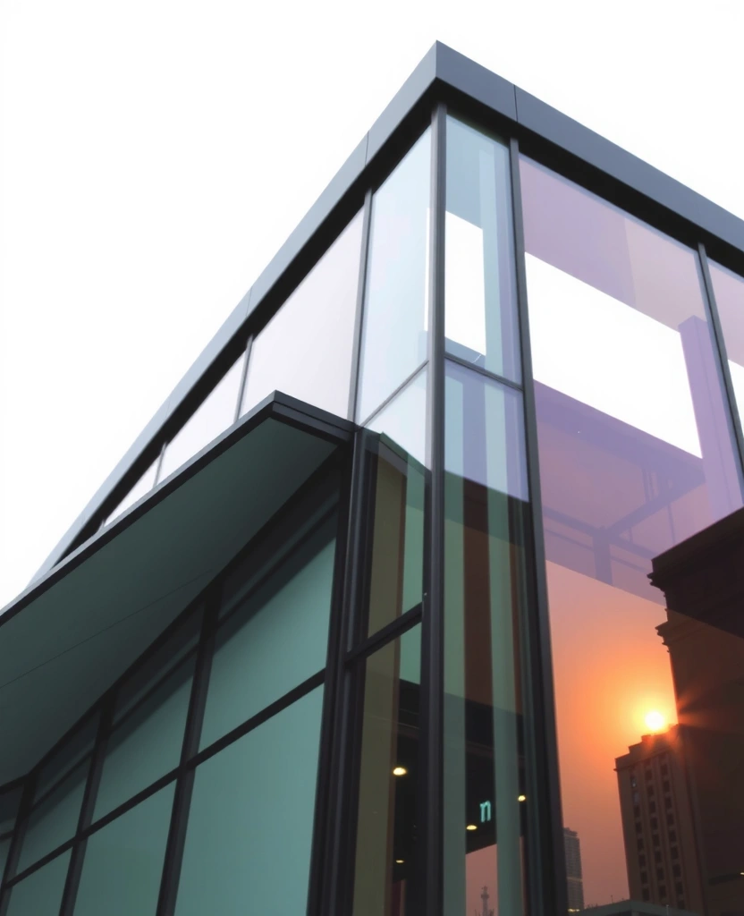 Abstract architectural details representing structured data